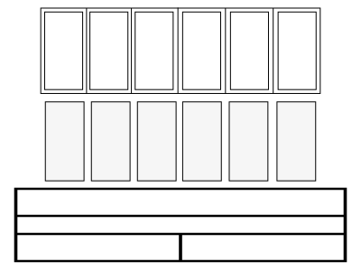 Broken down frame with loose doors and loose glass