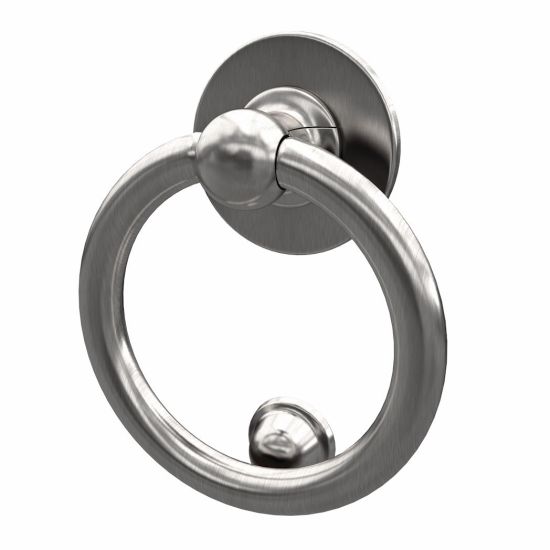 Graphite Bull Ring Knocker