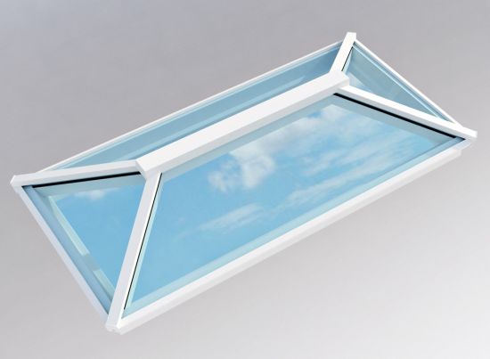 Contemporary Roof Lantern 1m x 2m White
