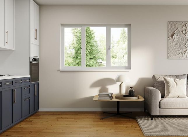 White Triple Casement Window 1770mm x 1200mm White Triple Casement Window 1770mm x 1200mm