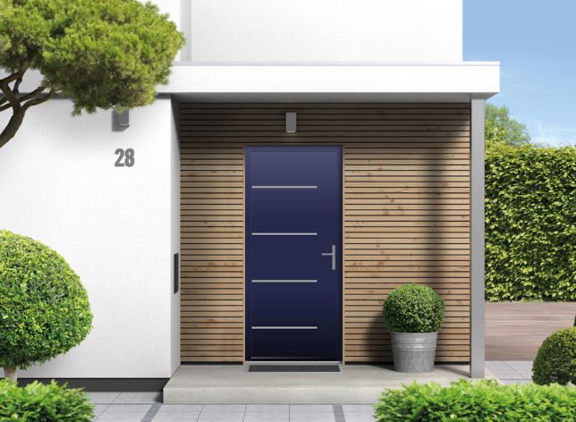 Picton - Aluminium Cobalt Blue Front Door