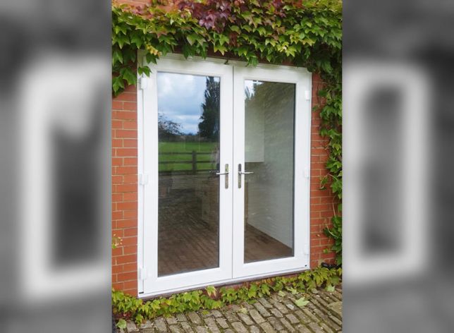 1.8M White UPVC French Doors