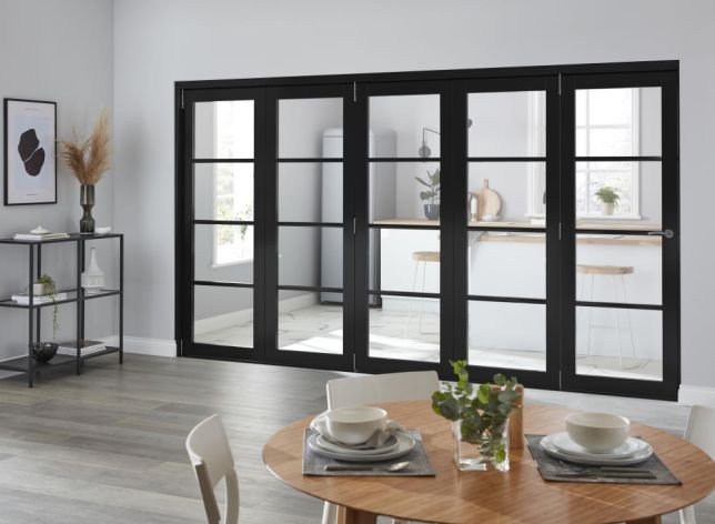Urban Edge 3.6m (approx 12ft) Internal Bifold Doors - with bottom track