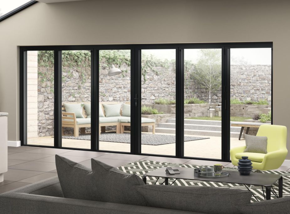 Supreme 6m Black Aluminium 6 door main product photo