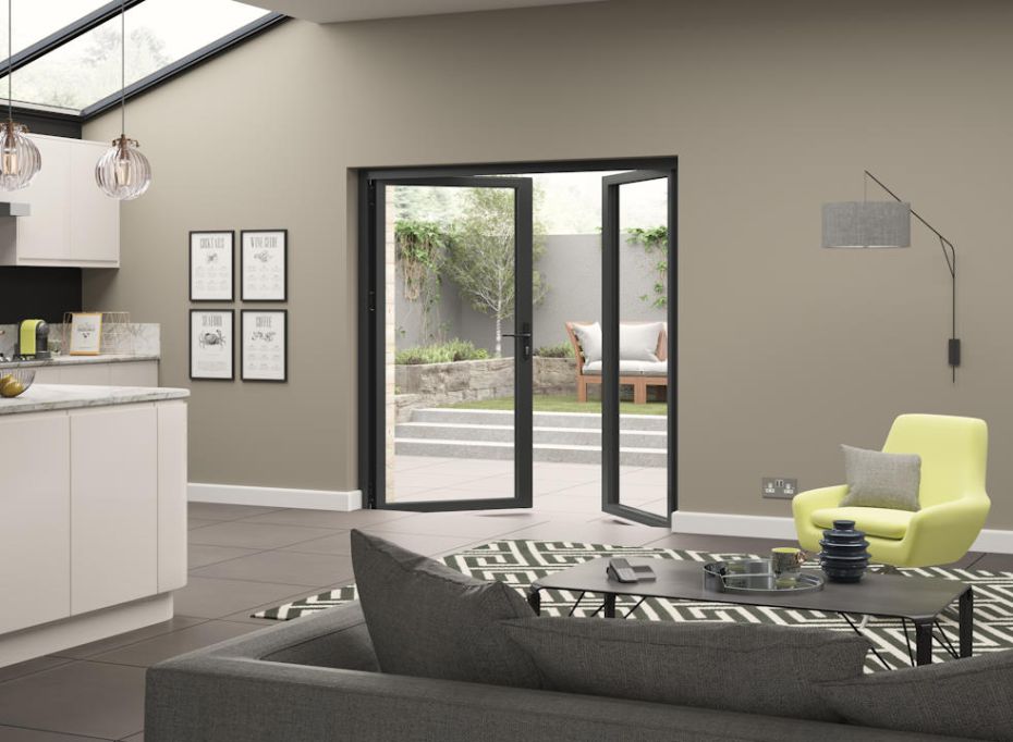 Supreme 1.5M Grey French Doors main product photo