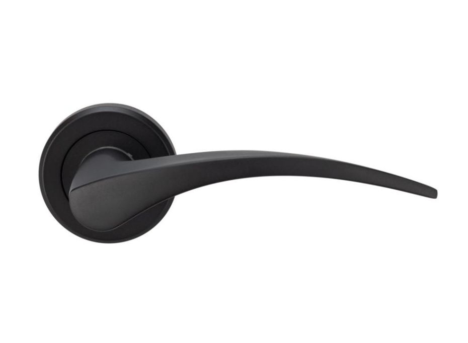 Matt Black Curved Lever main product photo