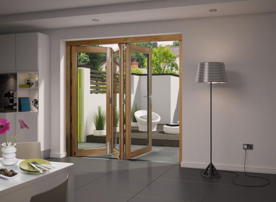 Open Elite Unfinished 2.7m (approx 9ft) Bifold Doors