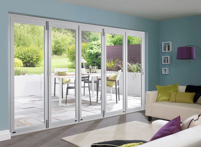 Closed Master White 3.6m (approx 12ft) Bifold Doors