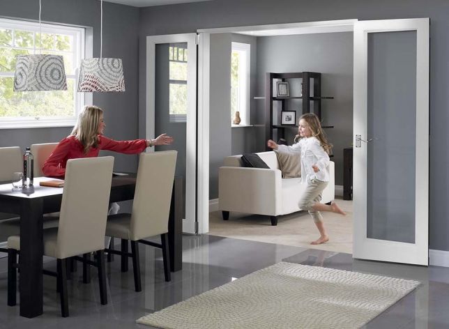 Inspire 1.8m (approx 6ft) White Internal Bi-fold Doors
