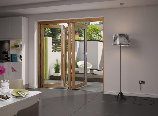 Open Elite Unfinished 2.4m (approx 8ft) Bifold Doors