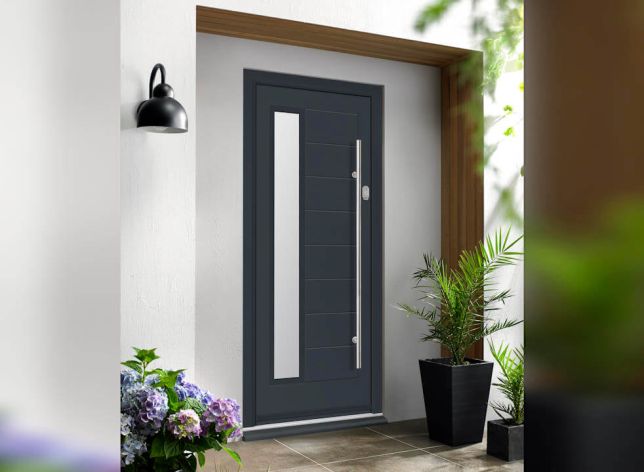 Silverstone Grey Contemporary Door