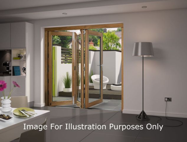 Open Elite Unfinished 1.8m (approx 6ft) Bifold Doors