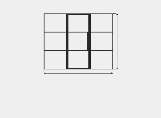 Aluspace aluminium internal single door with sidelights