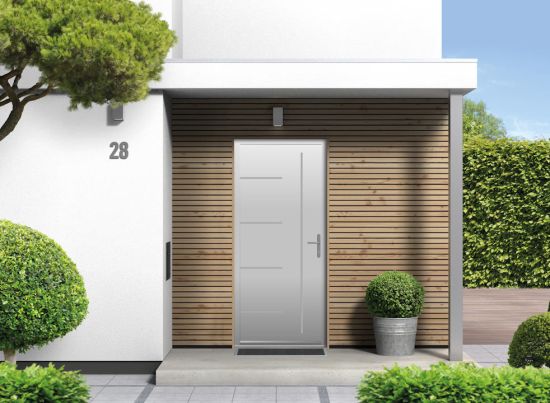 Grainger - Aluminium Agate Grey Front Door