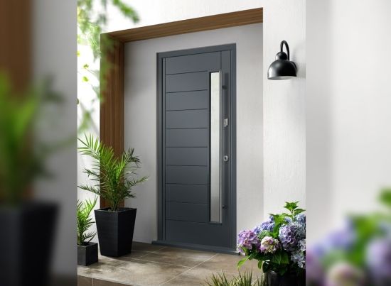 Stockholm Grey Front Door