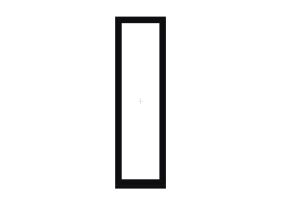 Black Fixed Flush Casement Window