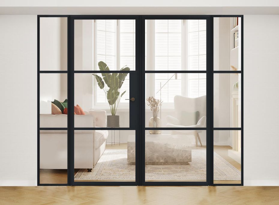 ALUSPACE 2.1m Grey French Door - Bundle main product photo