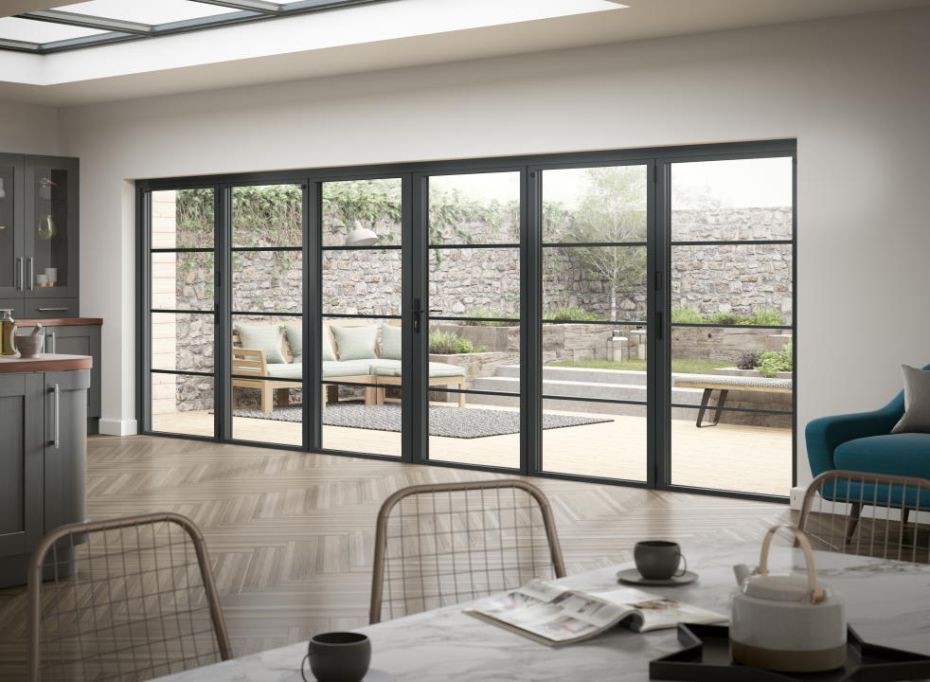 Heritage Supreme 4.8m (approx 16ft) Grey Aluminium 6 Door main product photo