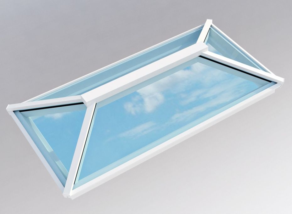 Contemporary Roof Lantern 1m x 2m White main product photo