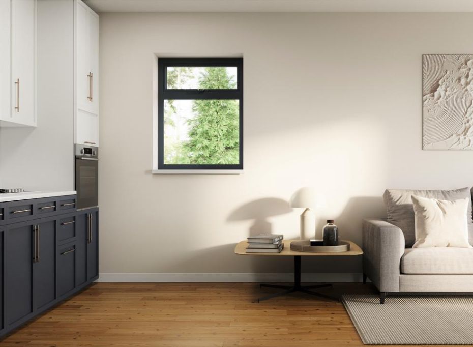 Grey Casement Window Top Opener 915mm x 1200mm main product photo