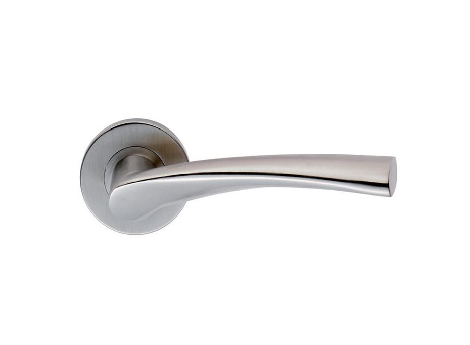 Satin Stainless Curved Lever main product photo