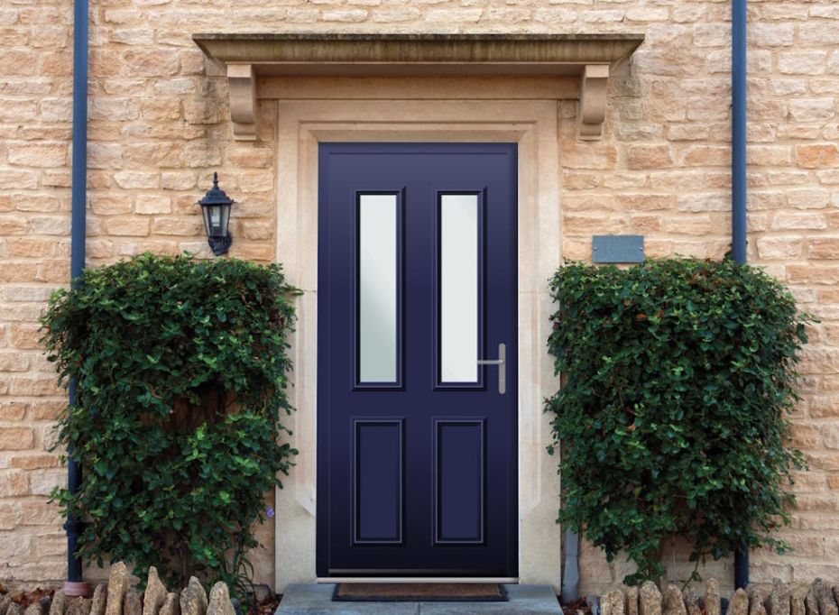 Harley - Aluminium Cobalt Blue Front Door main product photo