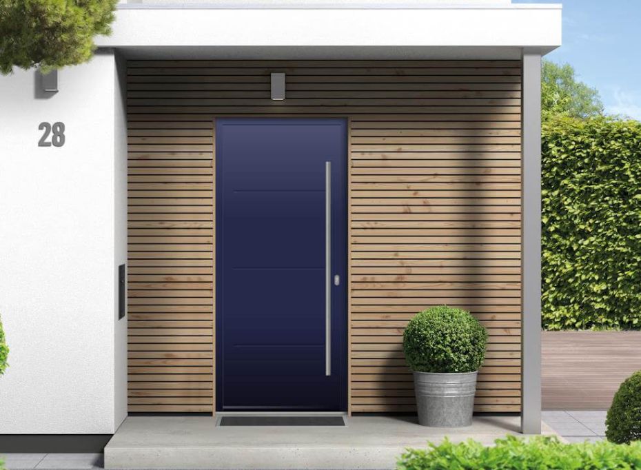 Millbrook - Aluminium Cobalt Blue Front Door main product photo