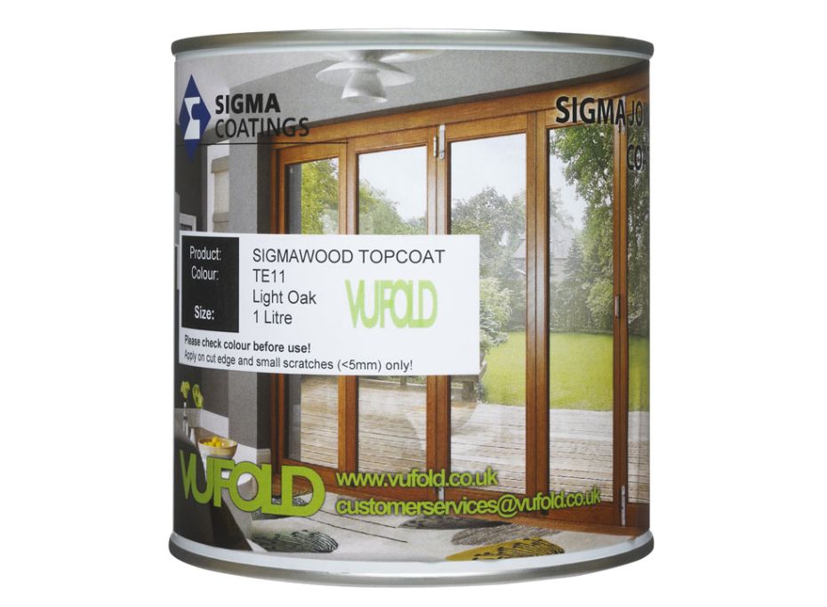 1 Litre Tin Oak Top Coat main product photo