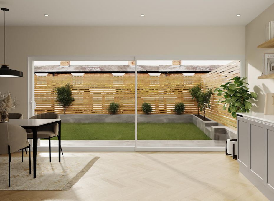 Supreme 3.0m White Sliding Door - Double Glazed main product photo