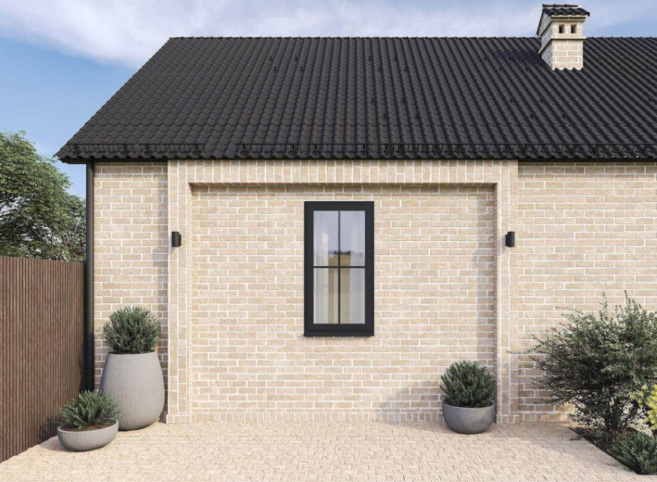 Black Heritage Casement Window 630mm x 1200mm main product photo