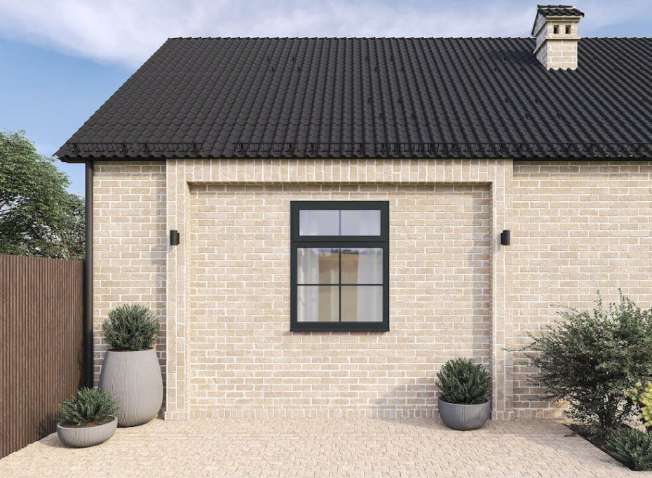Grey Heritage Casement Window Top Opener 915mm x 1200mm main product photo