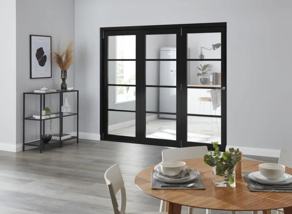 Vufold industrial internal bifold door