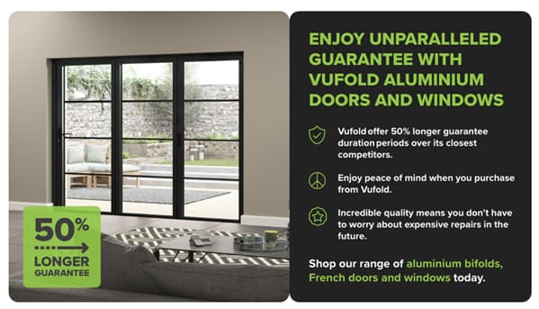 Vufold guarantee banner