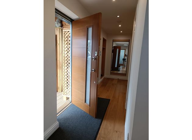 Stockholm 838mm Oak Ultimate Front Door - Open