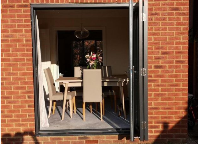 Open Master 1.8M Grey External Bifold Doors