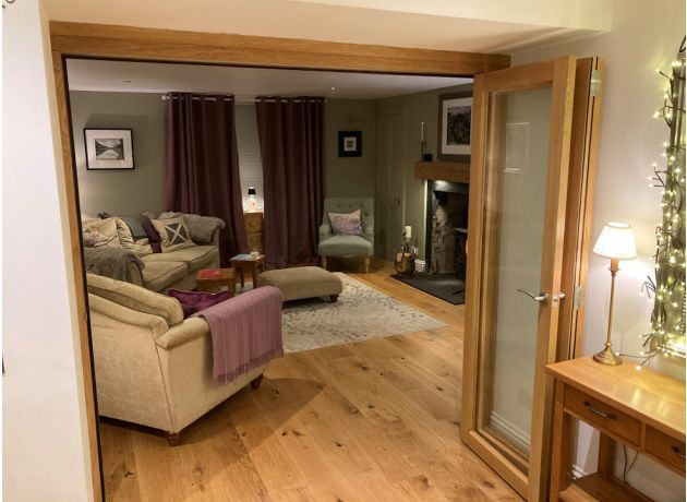 Finesse Oak 2.1m Trackless - Open