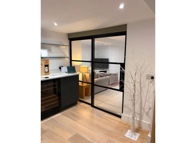 1.9m Aluspace Sliding Door With Sidelight