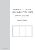Vufold Supreme sliding Patio Door(Triple Track)