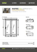 Vufold 3 door Inspire door card