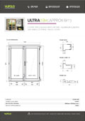 Vufold 3 door Ultra French door card