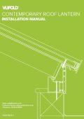 Vufold contempory rooflantern installation manual