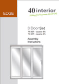 Vufold 3 door(no track) edge installation manual