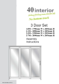 Vufold 3 door(no track) finesse installation manual