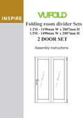 Vufold 2 door inspire installation manual