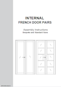 Vufold Finesse Internal french door installation manual