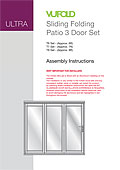 Vufold 3 door/10ft ultra(triple glazed) installation manual