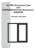 Vufold window installation manual