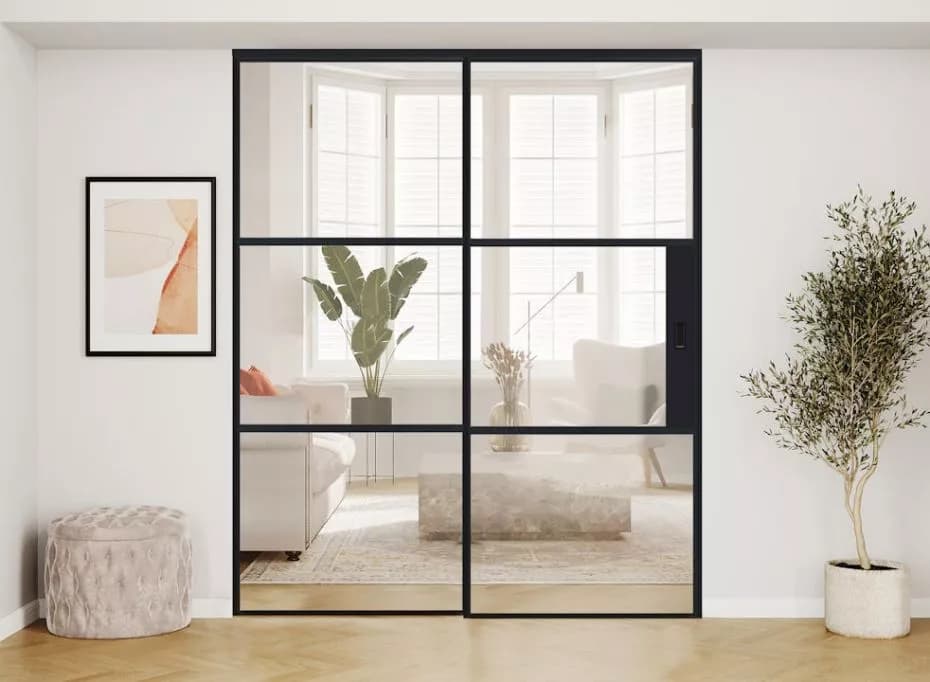 AluSpace 1200mm x 2084 aluminium internal sliding doors