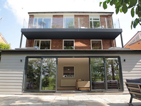 An old conservatory tranformed in to a modern sun room