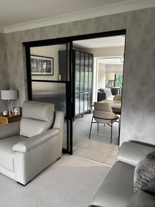 Aluspace sliding internal door - Open